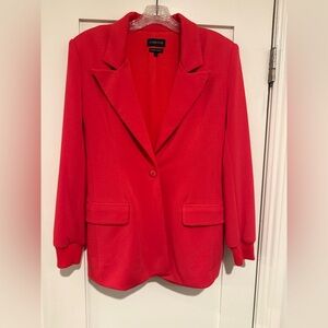 Carbon38 Vibrant Red Blazer